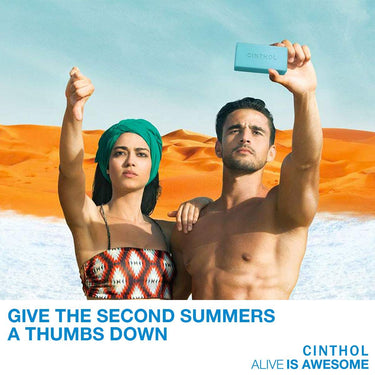 Cinthol Cool Soap, 100g (Pack of 8) | with Icy-cool Menthol | Soaps For Bath | Grade 1 Soap | For All Skin Types